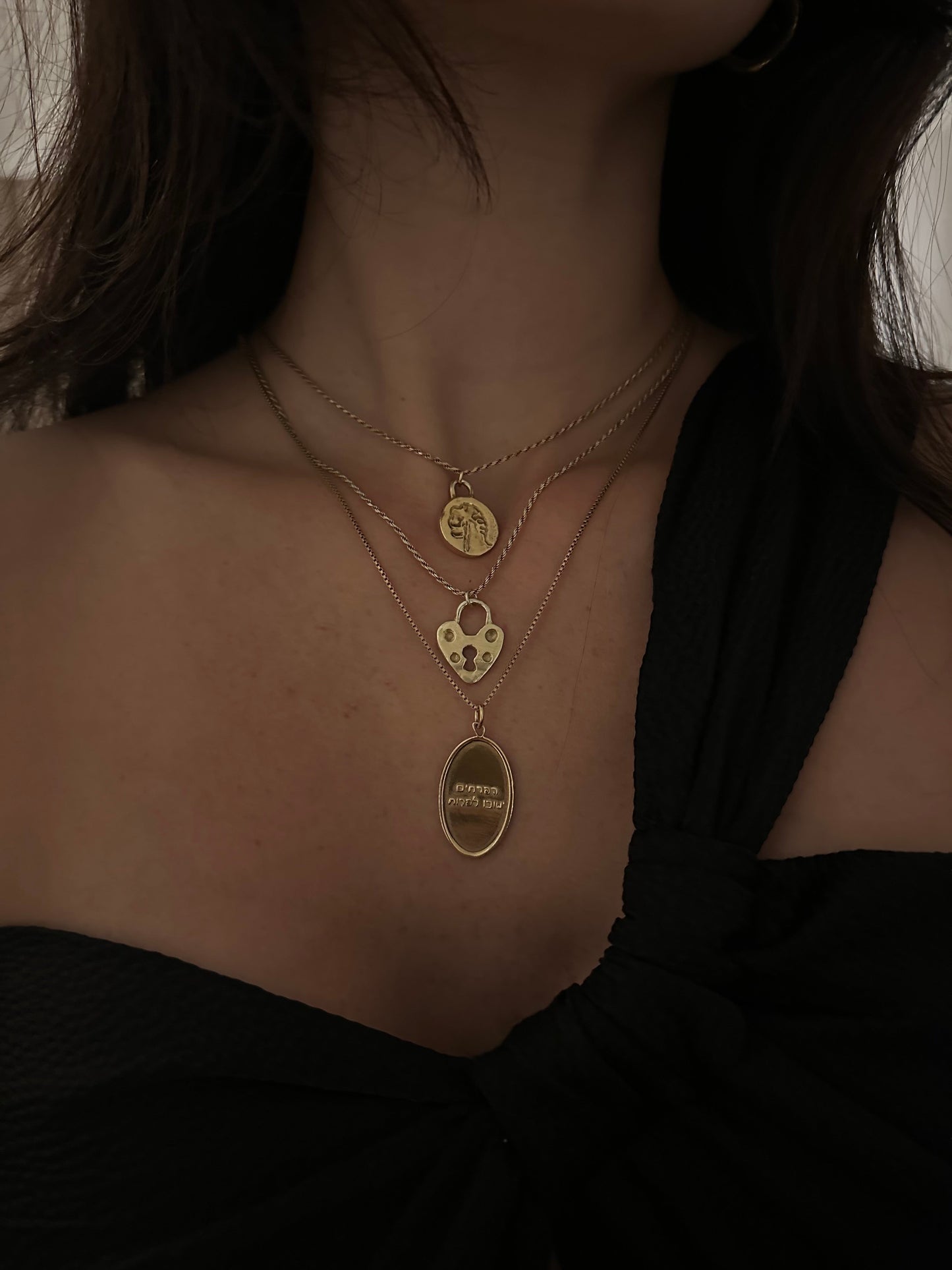 שרשרת חריטה אישית ROSEGOLD