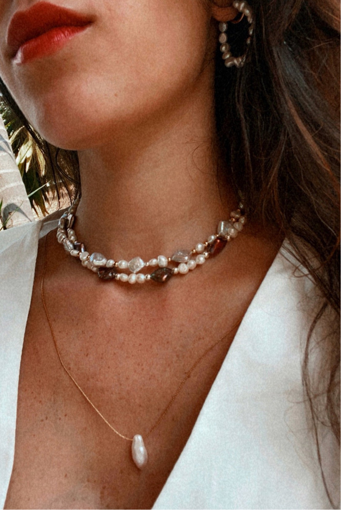 MON CHERRY ANCIENT PURPLE necklace