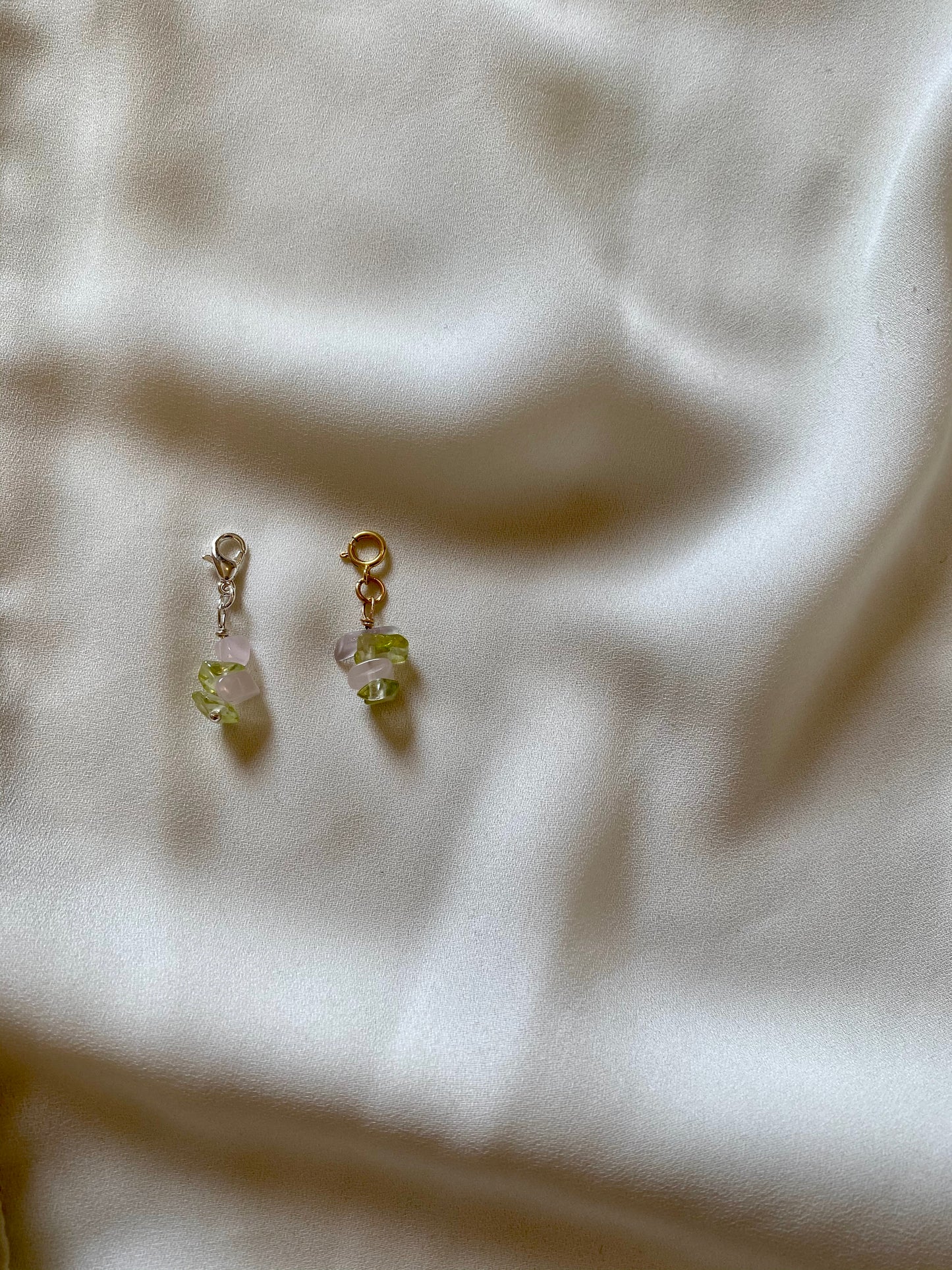 PERIDOT ROZE QUARTZ GOLD