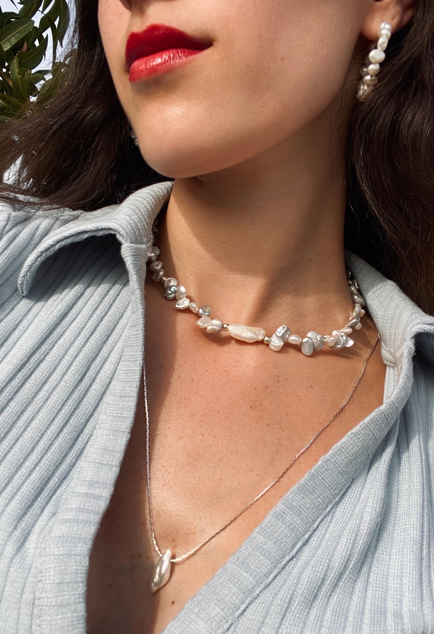 NALA necklace silver