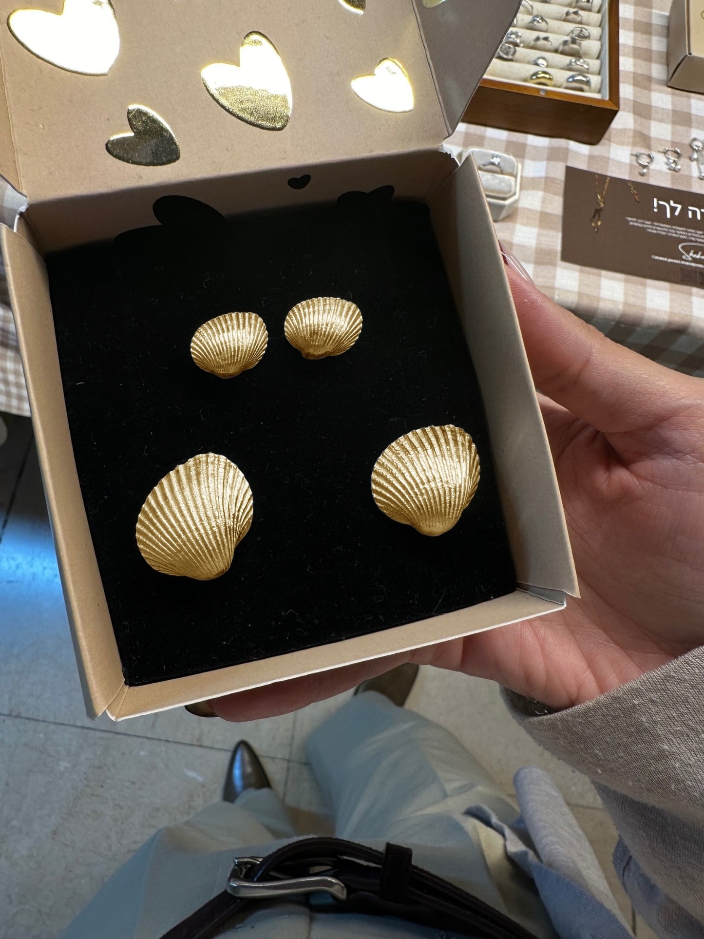 Bondi beach earrings S Rosegold