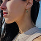 Julie Earring Single 18k White Gold