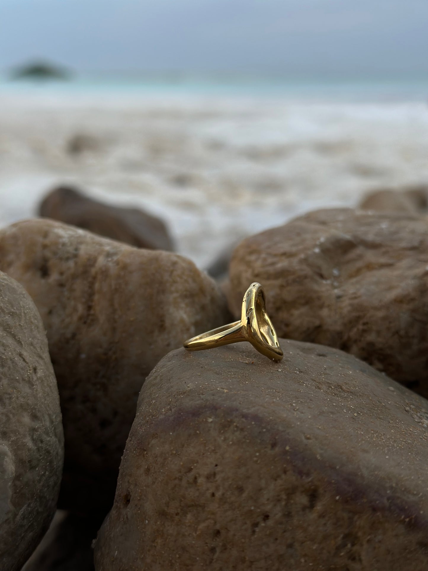 Dead Sea Ring 18K Yellow Gold