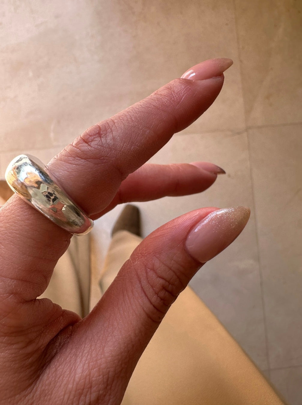 Cléo Ring 18k White Gold