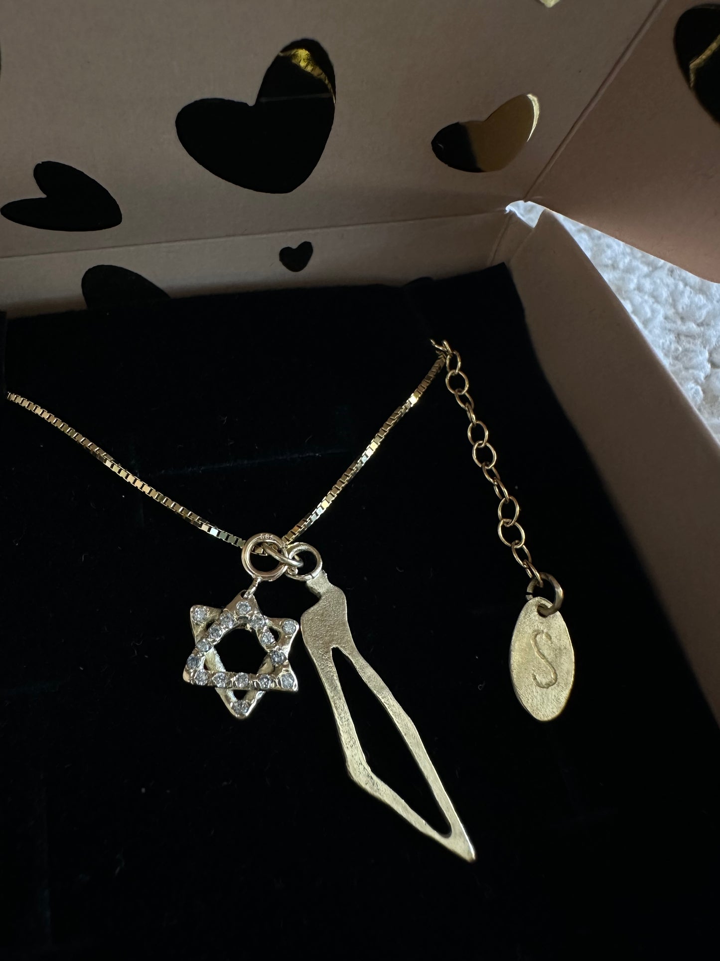 Magen David Necklace 18K Yellow Gold