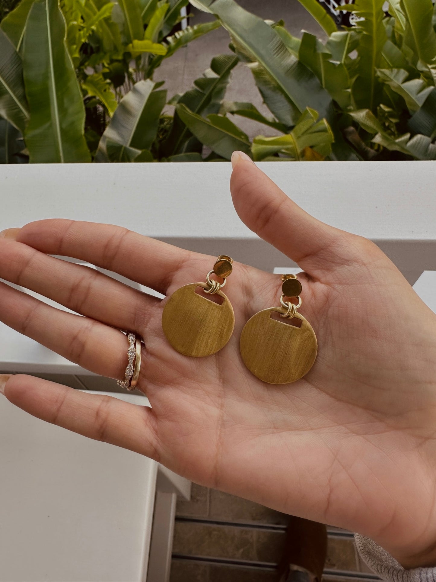 Julia earrings 18k Yellow gold