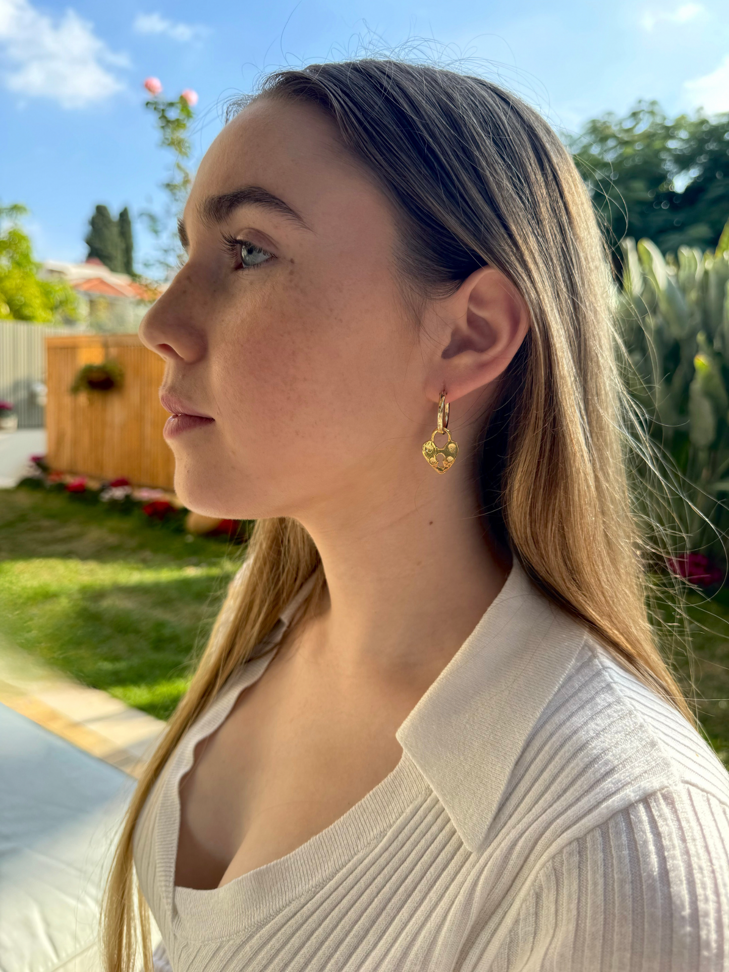 RUTH earrings Rosegold