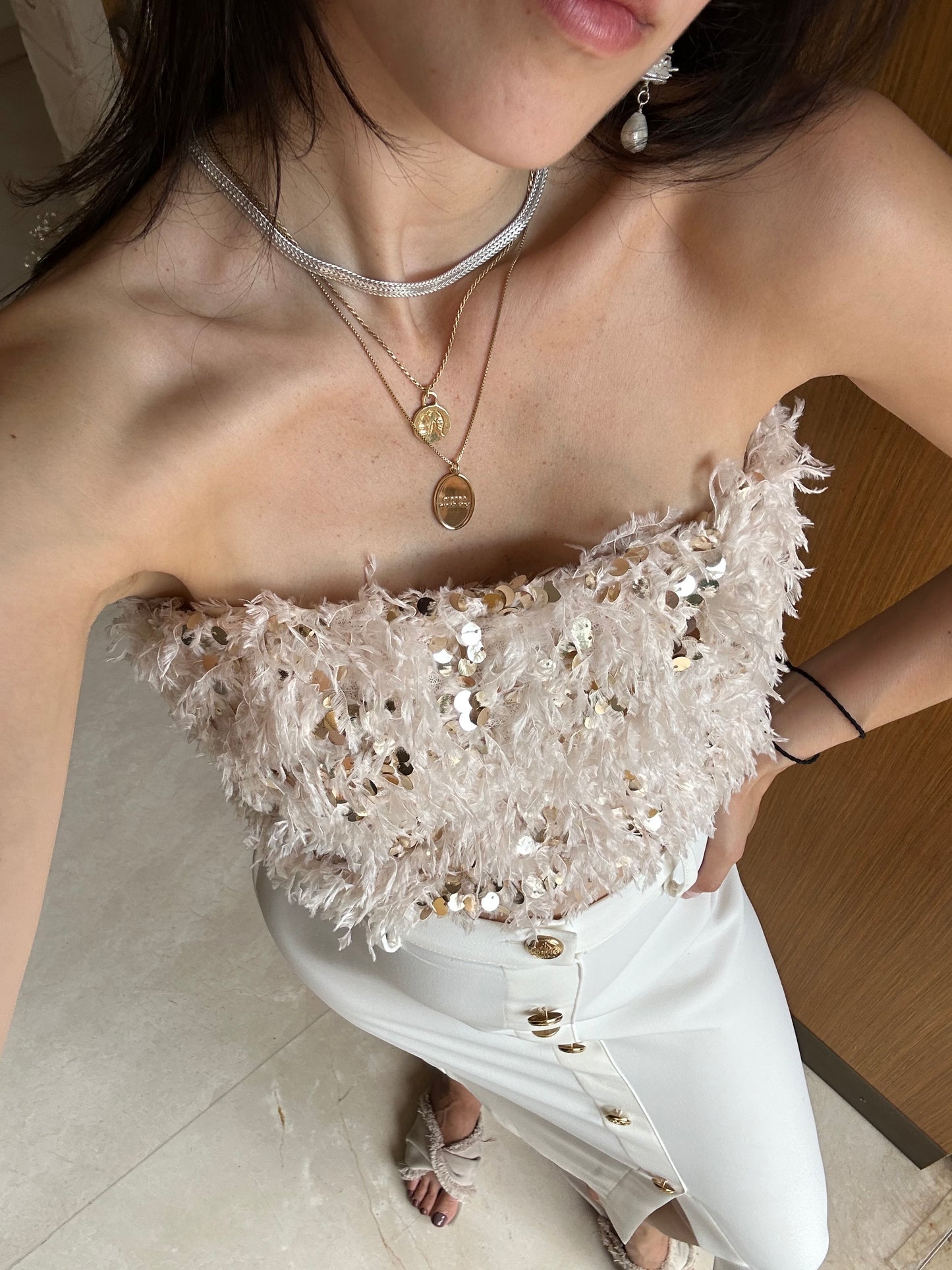 שרשרת חריטה אישית PLATINUM