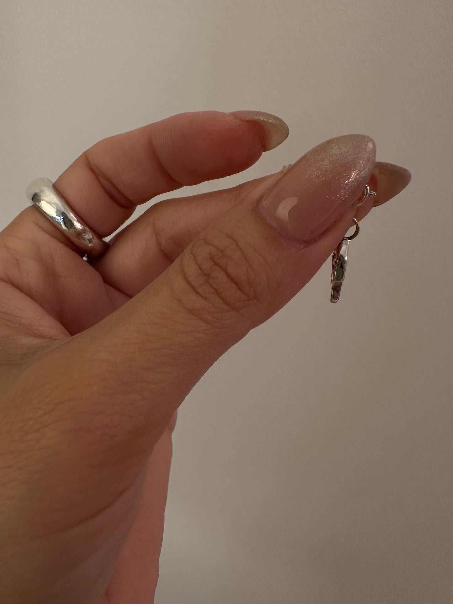 SHLOMO Charm 14K White Gold