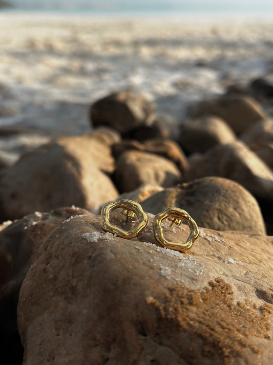 Oasis Earrings 18K Yellow Gold