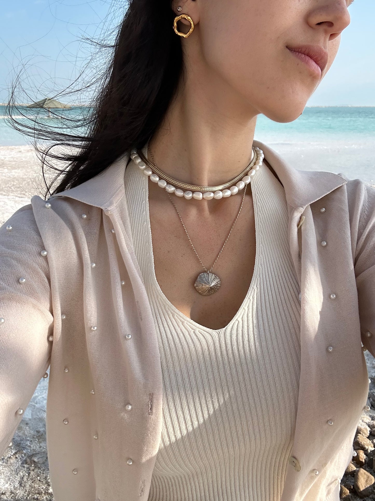 Oasis Earrings 18K Yellow Gold