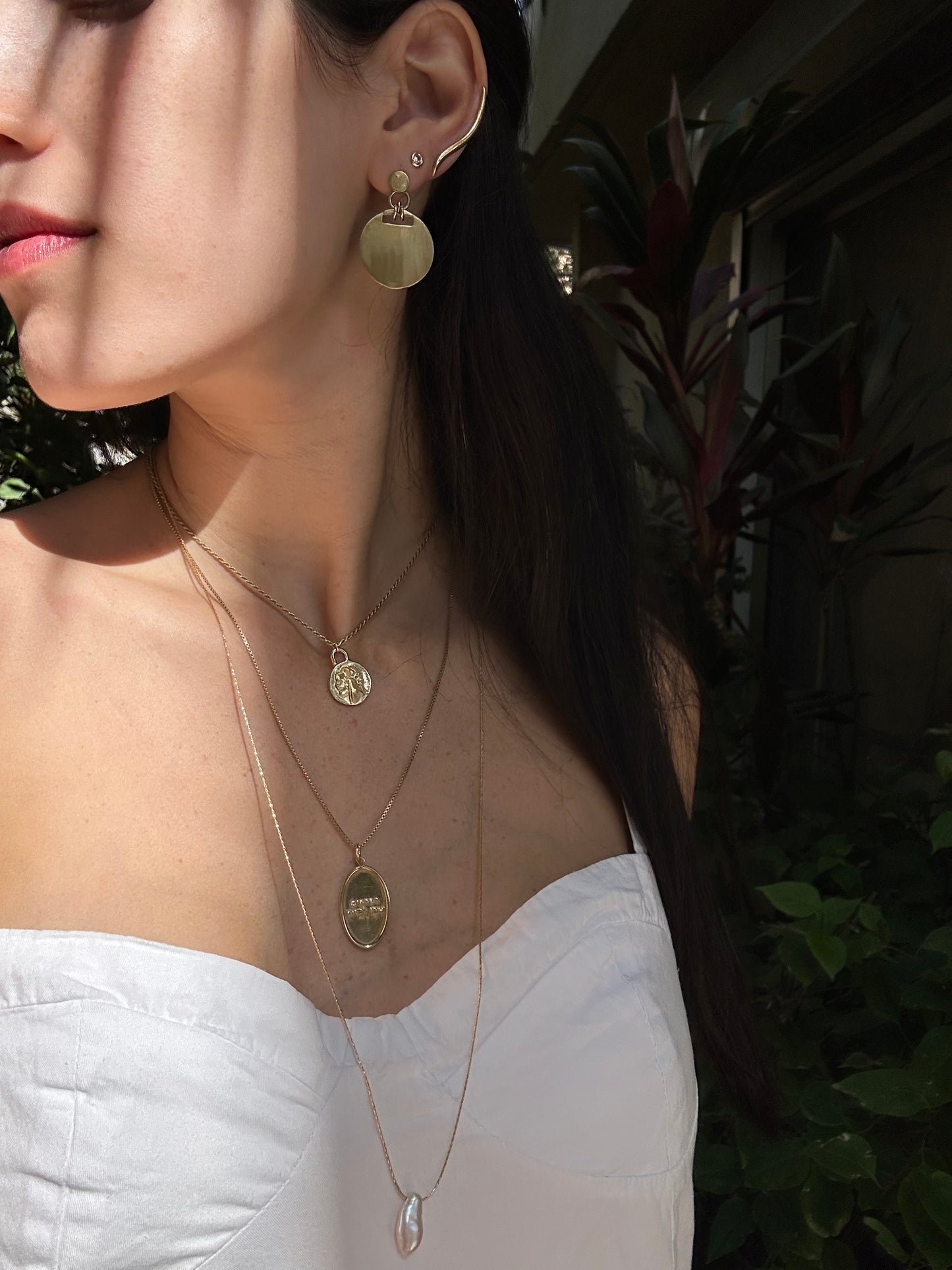 Julia earrings 18k Yellow gold