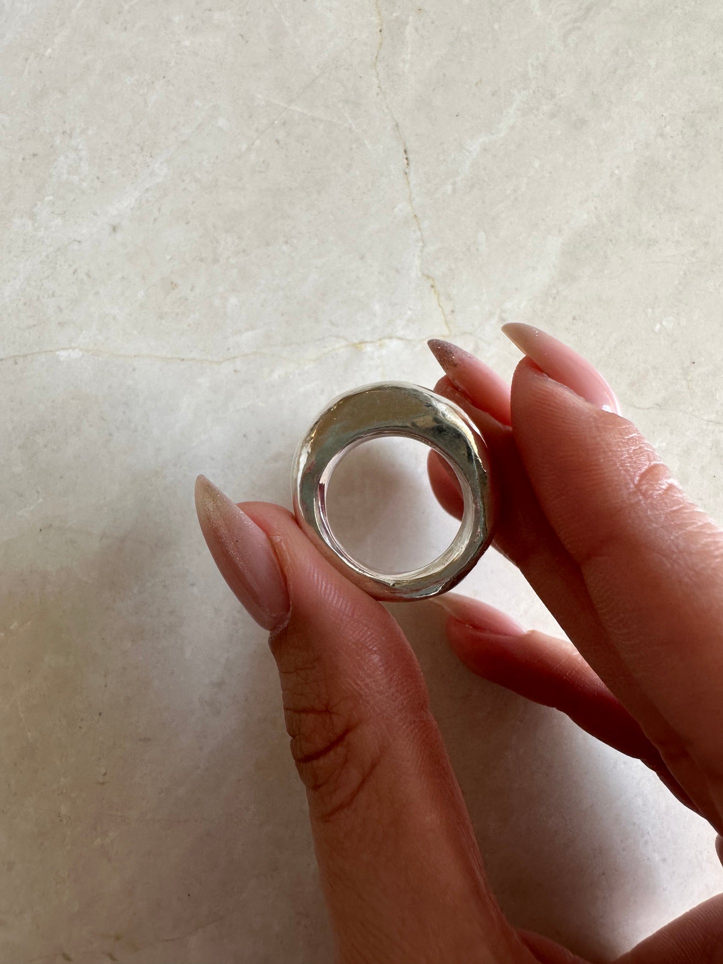 Cléo Ring 18k White Gold