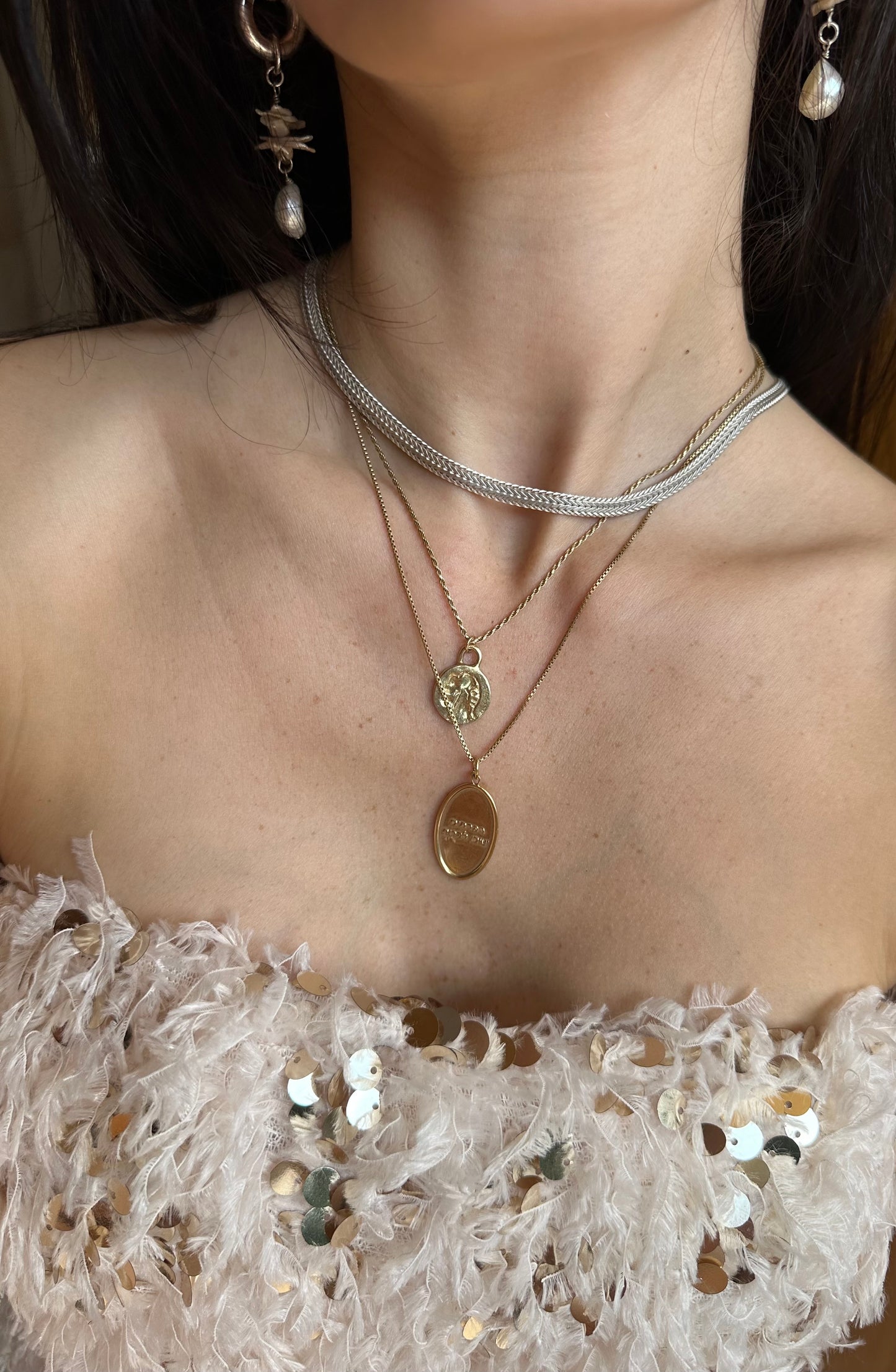 שרשרת חריטה אישית ROSEGOLD