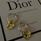 RUTH earrings Yellow gold 18k