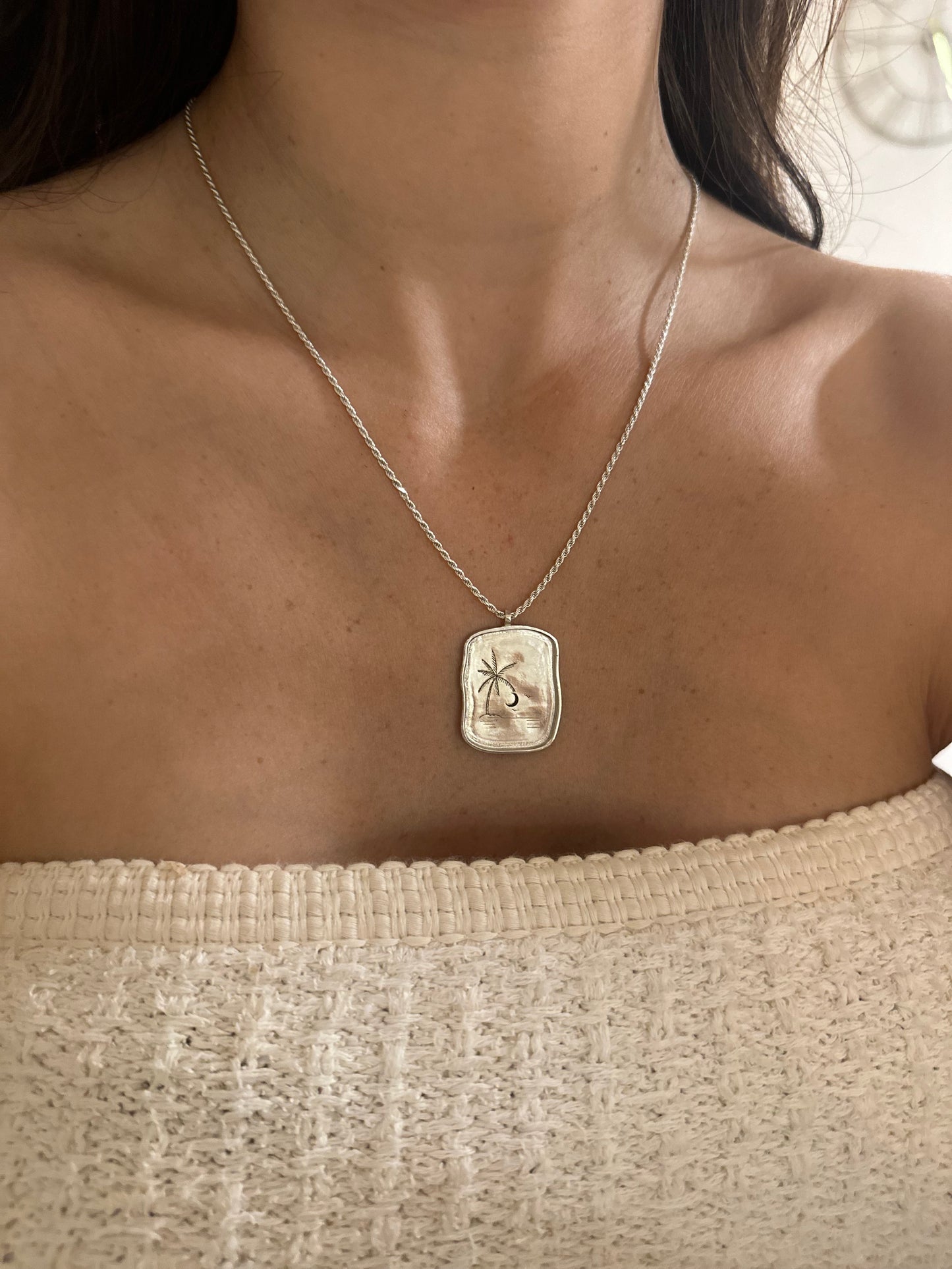 שרשרת חריטה אישית PLATINUM