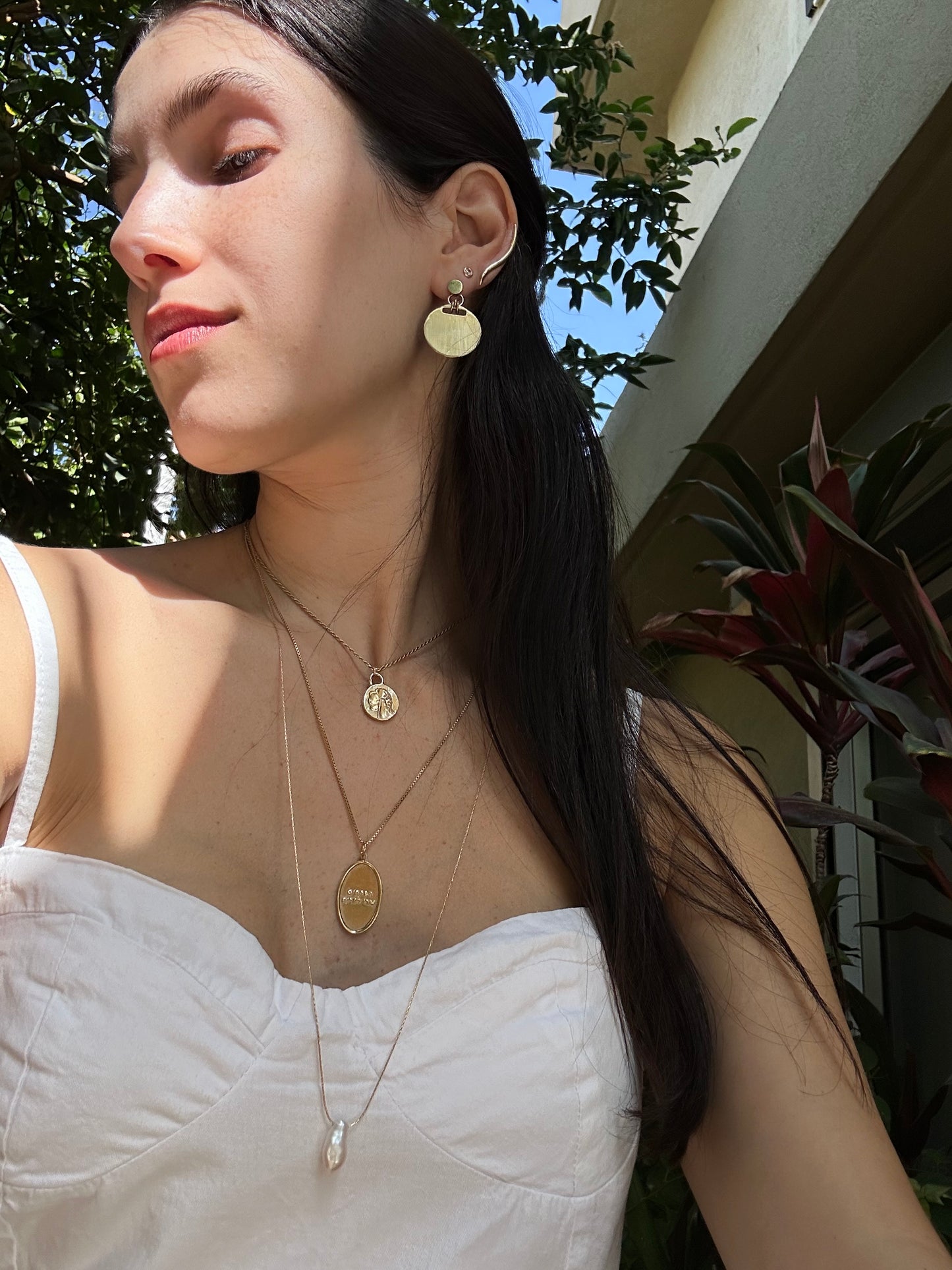 Julia earrings 18k Yellow gold