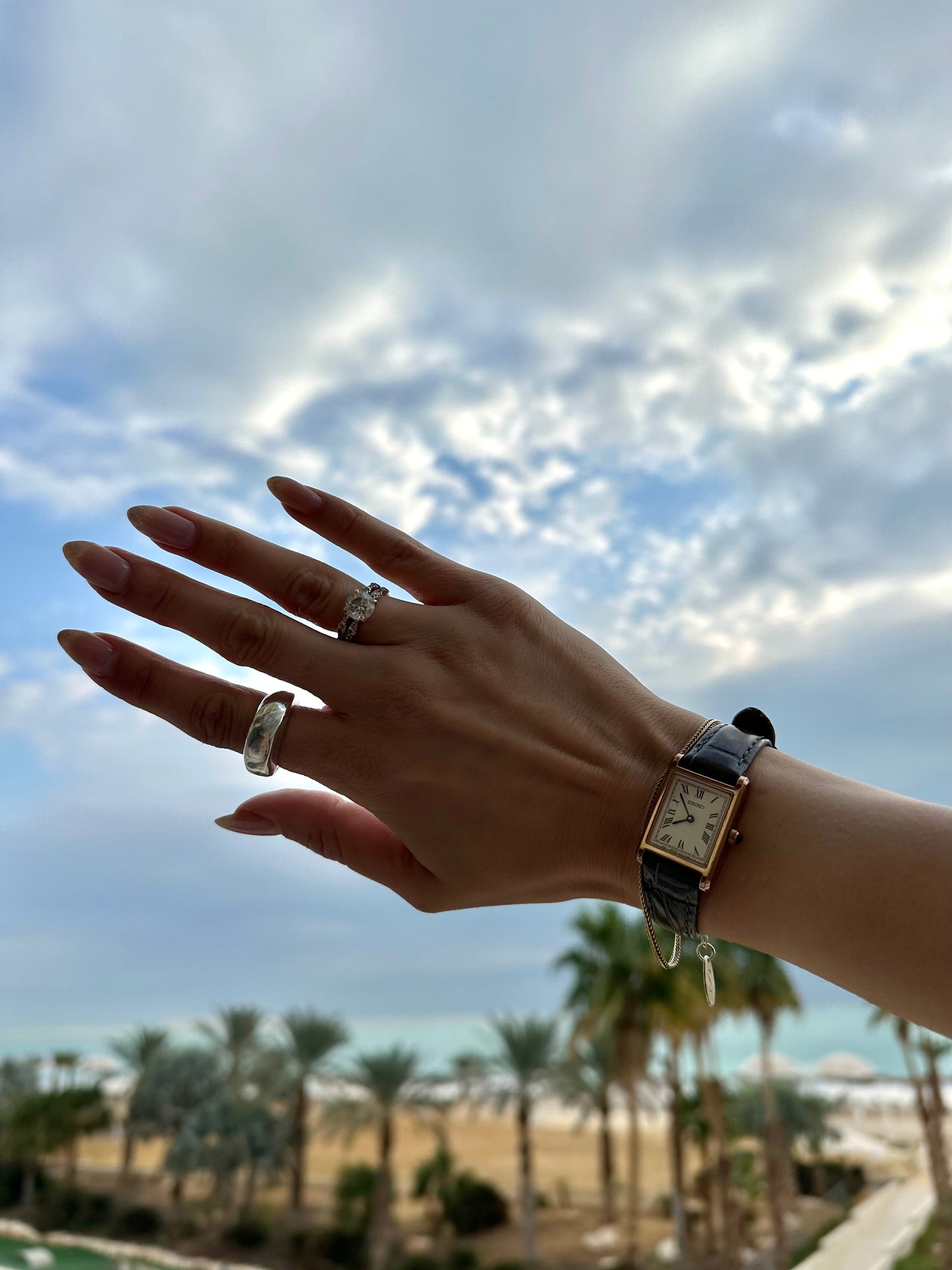 Cléo Ring 18k White Gold