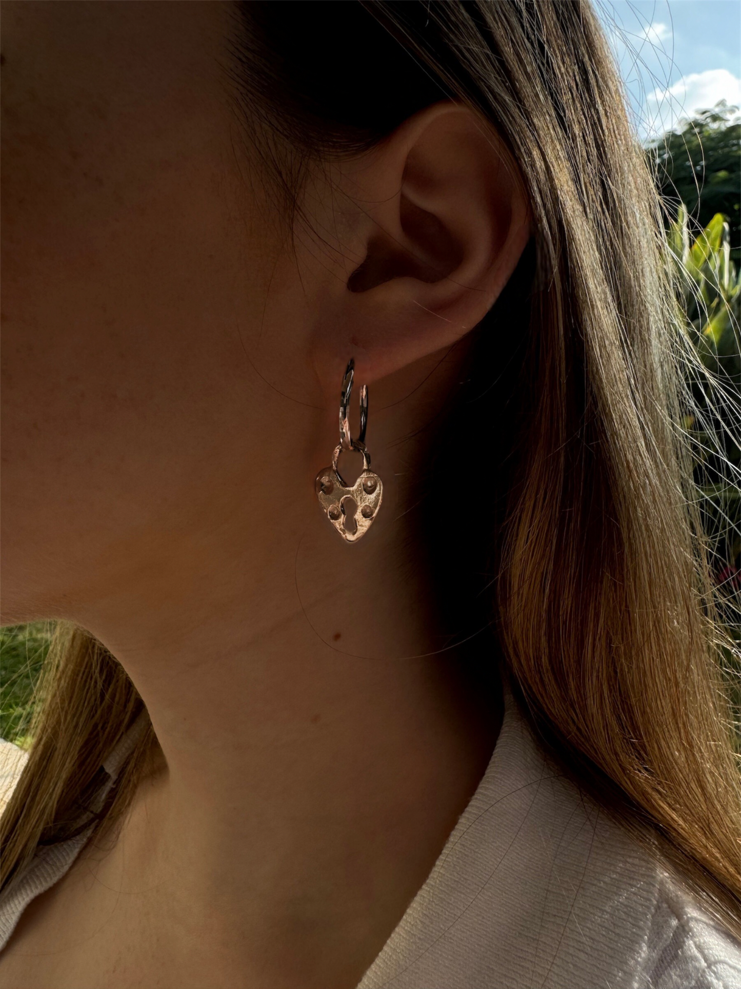 RUTH earrings Rosegold