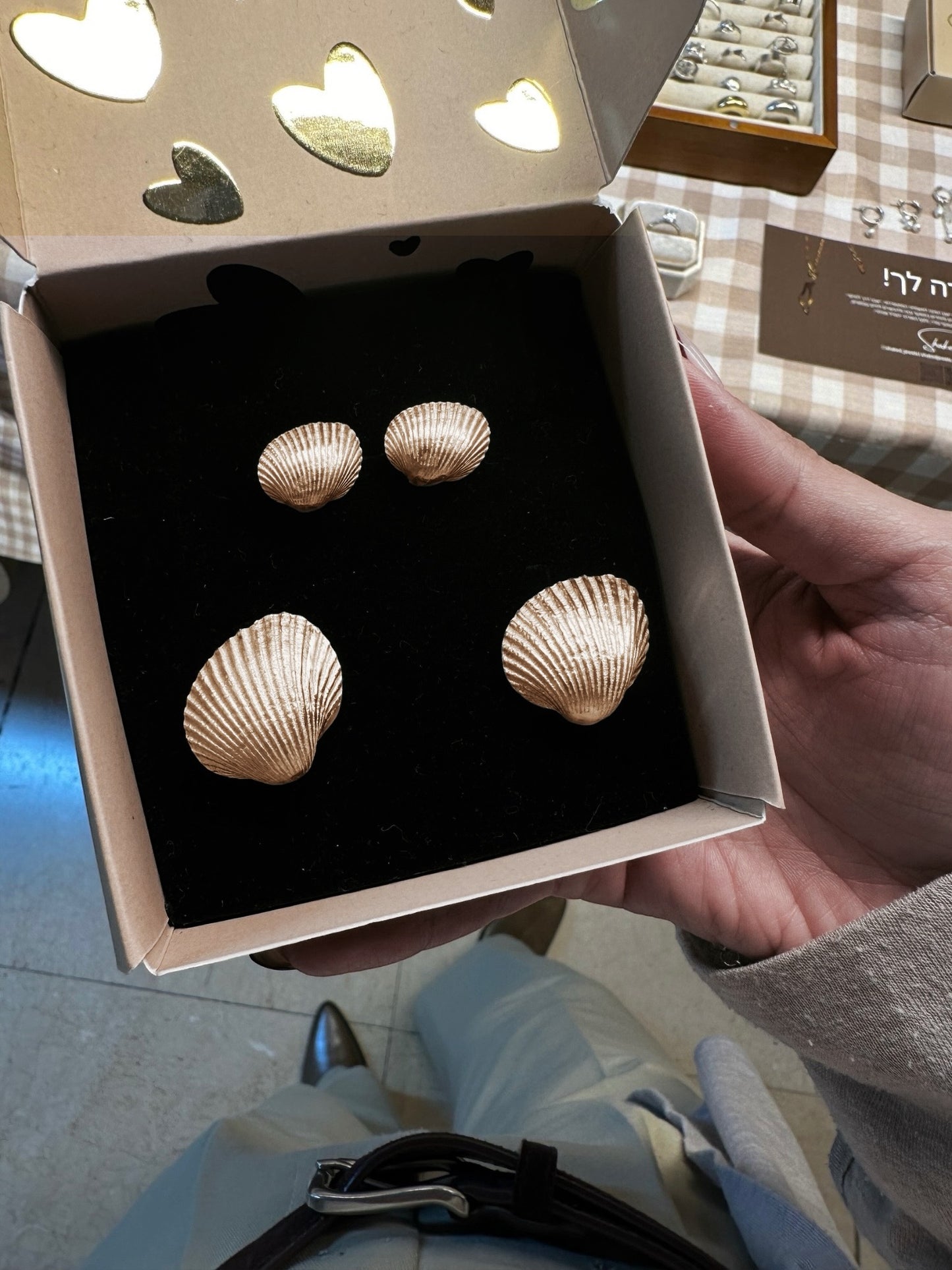 Bondi beach earrings S Rosegold