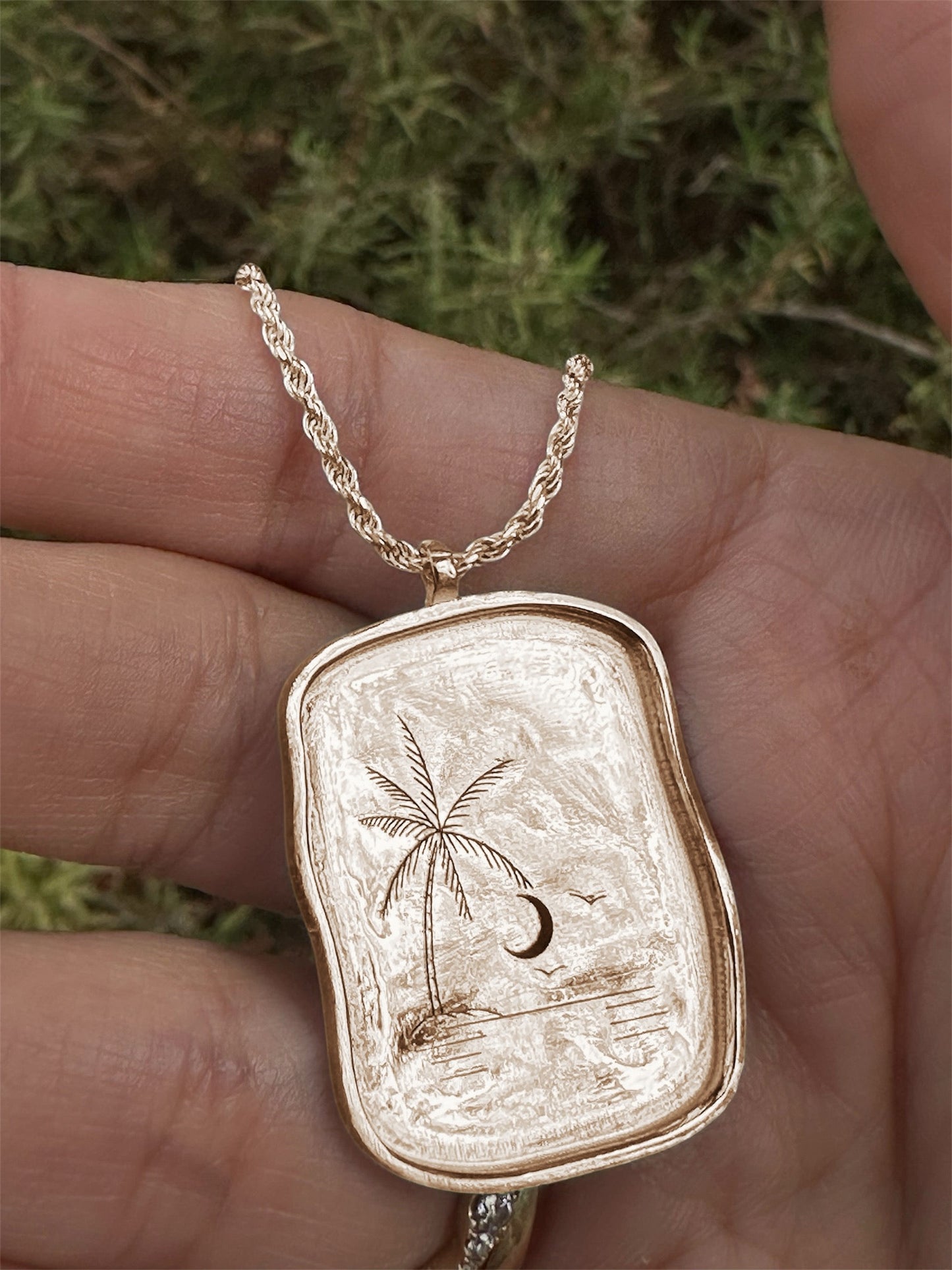 שרשרת חריטה אישית PLATINUM