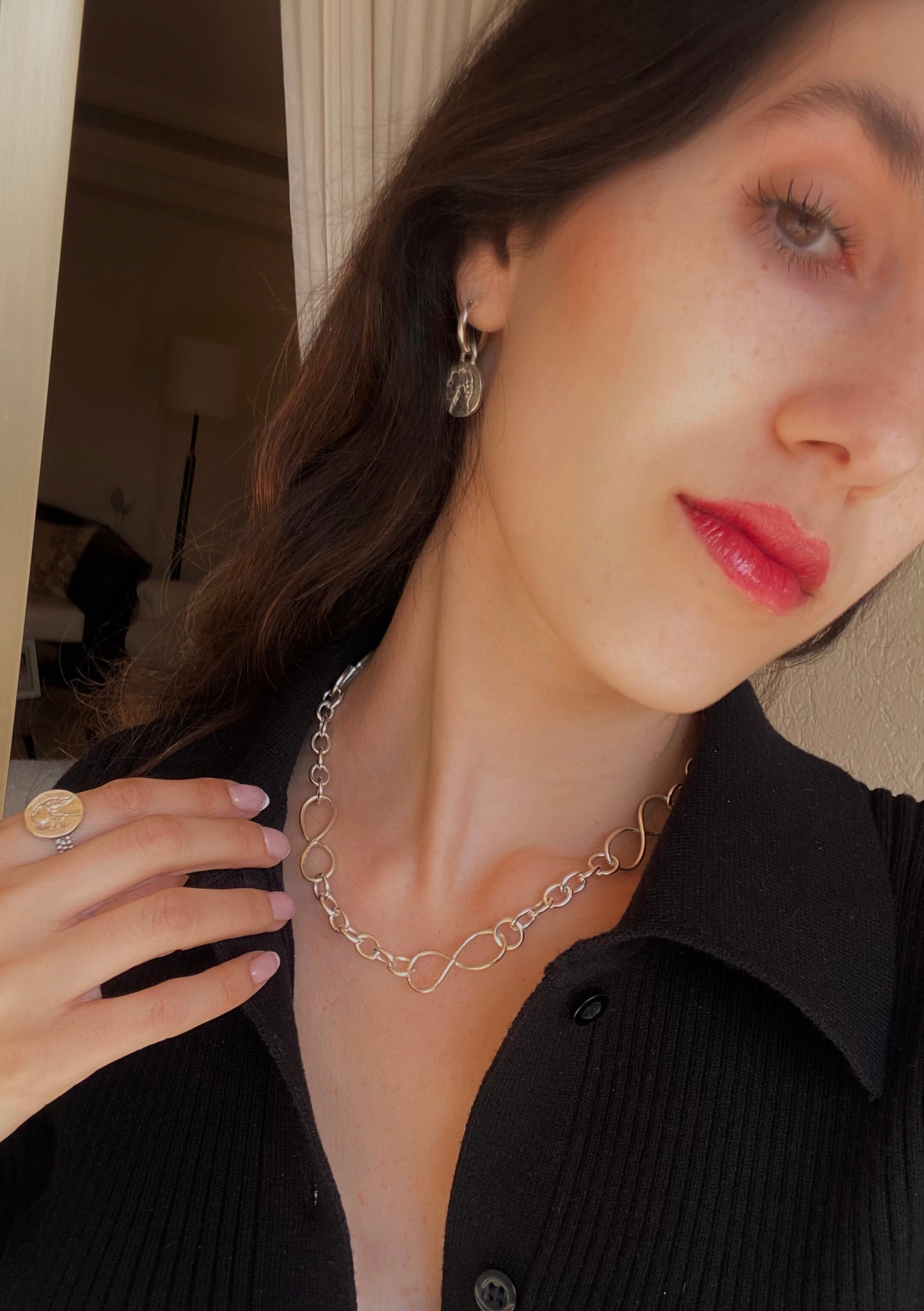 HERMANO necklace 18k White gold