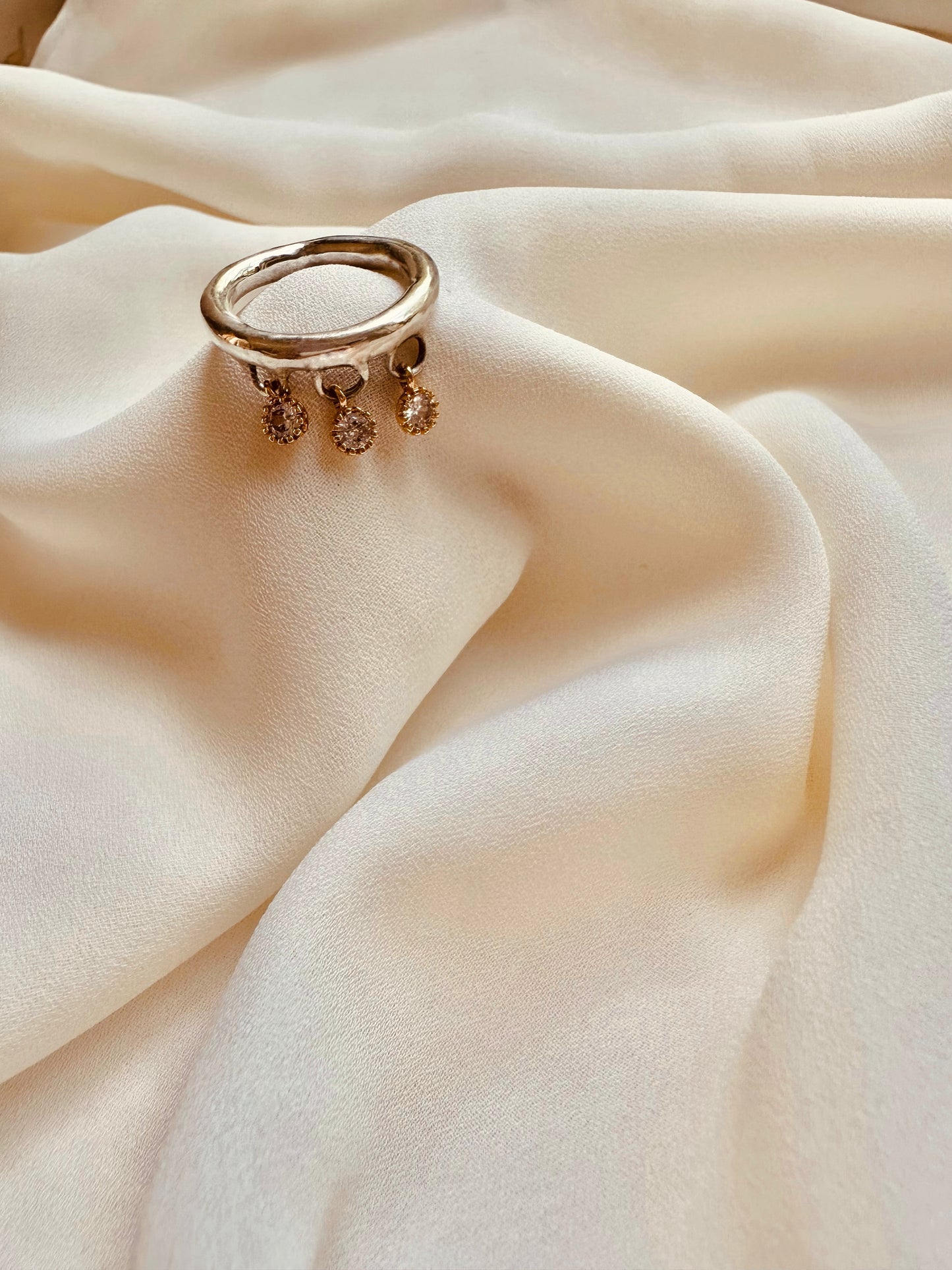 CROWN ring combo silver