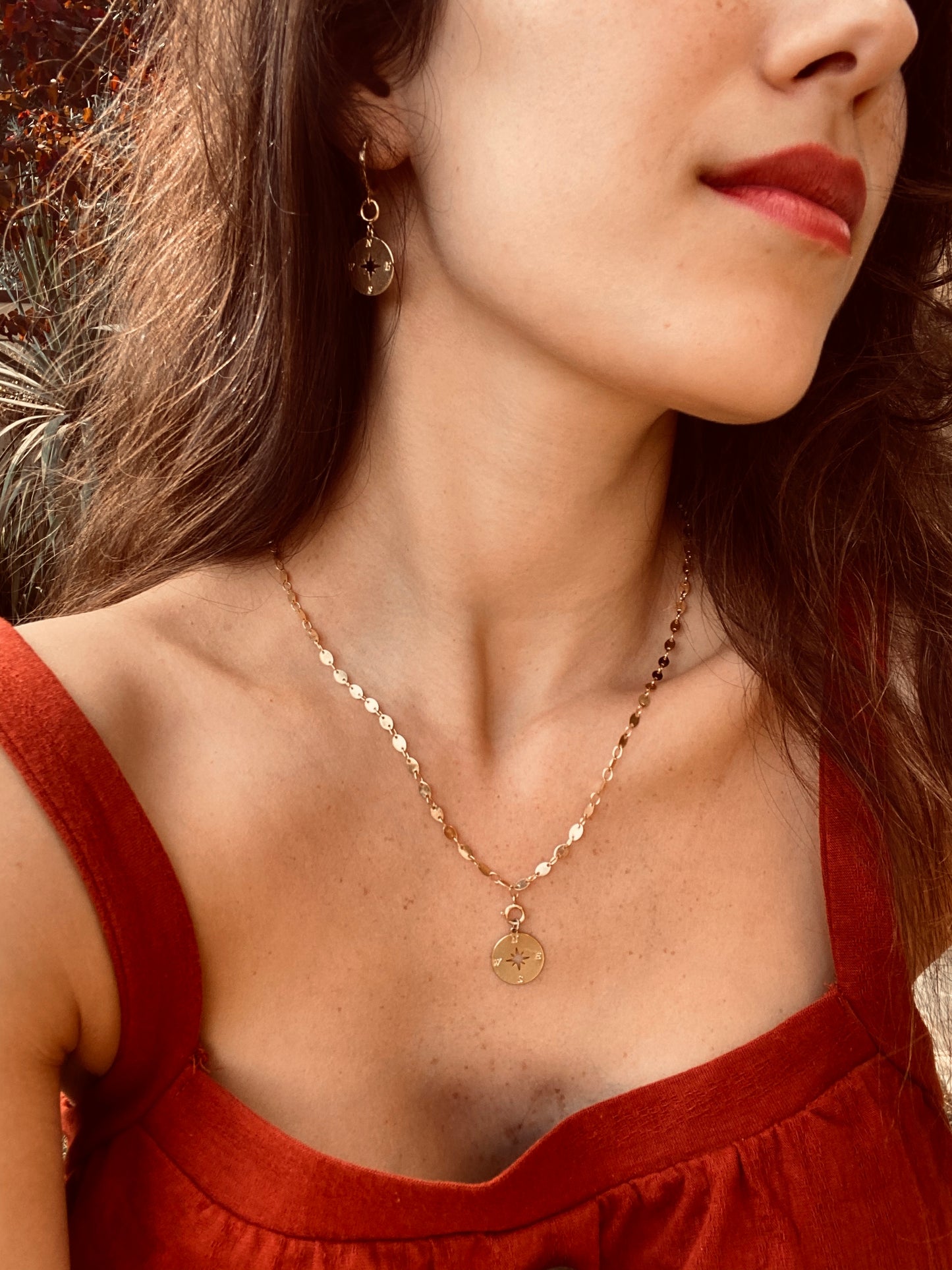 COMPASS charm gold