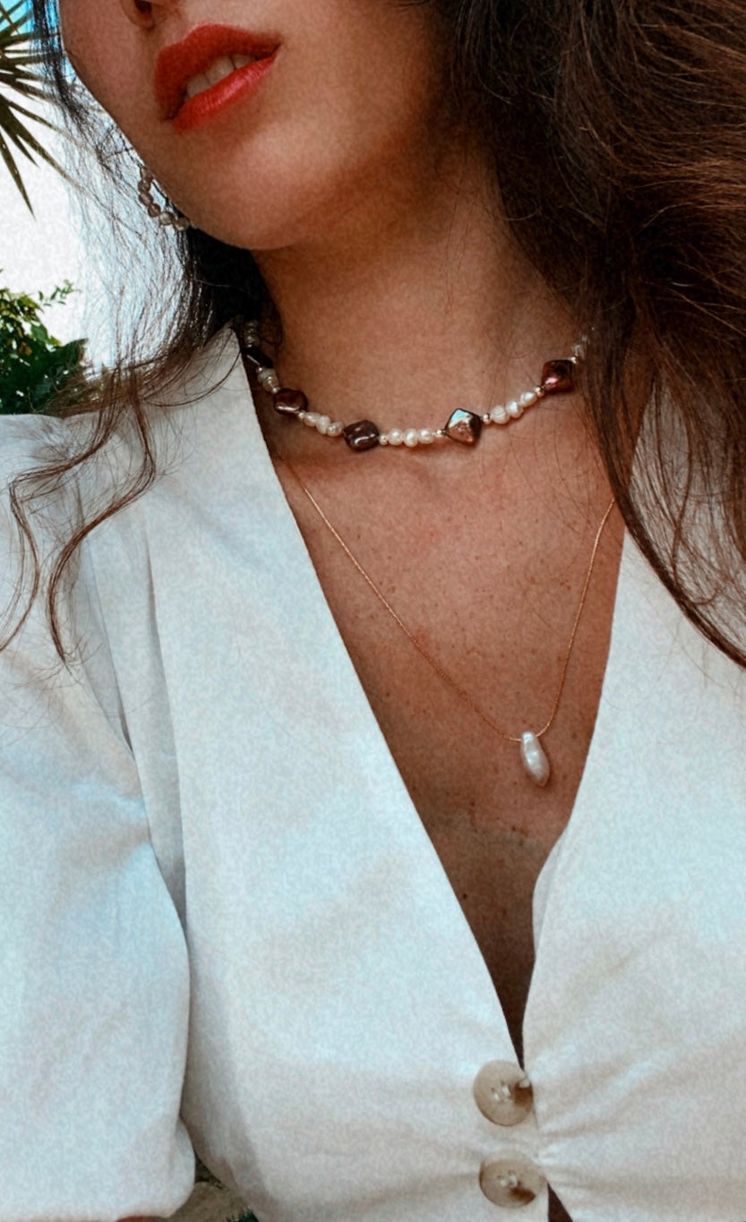 MON CHERRY ANCIENT PURPLE necklace