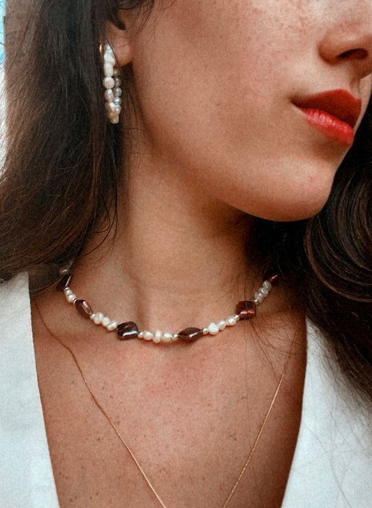 MON CHERRY ANCIENT PURPLE necklace