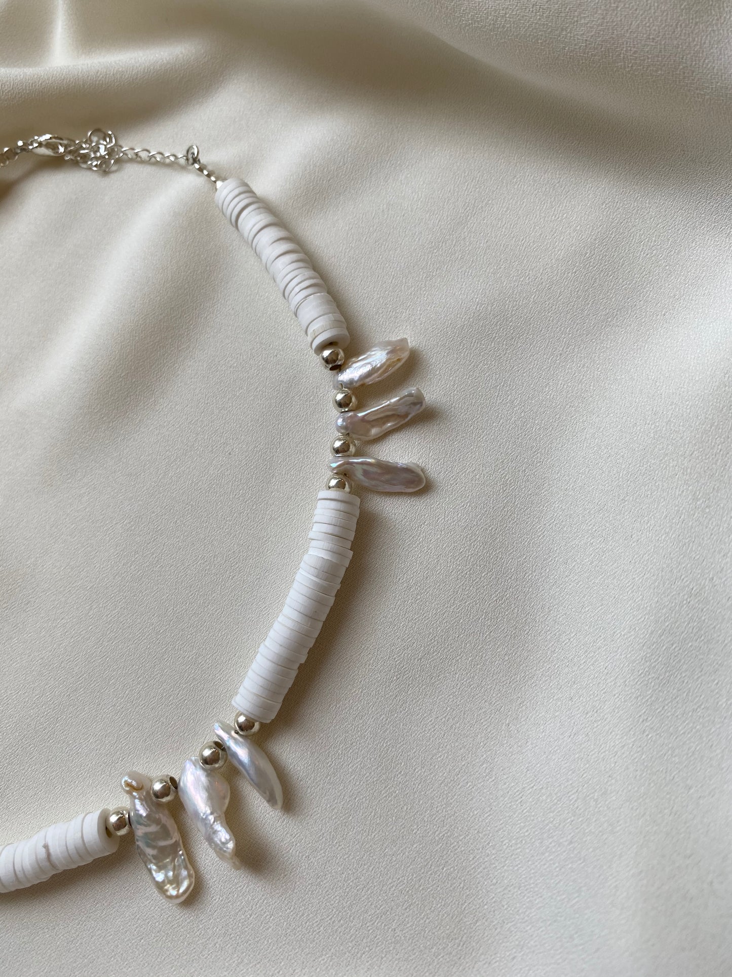 TAKE ME TO THE MOON necklace silver