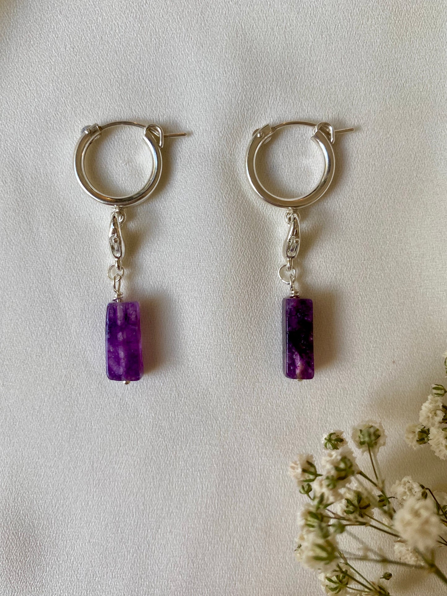 LA BOHÈME earrings silver multi color