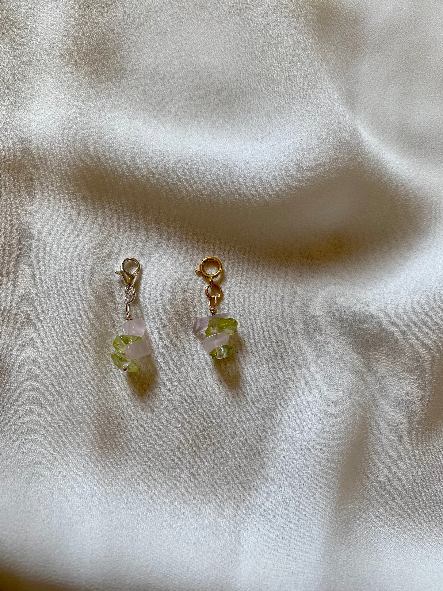 PERIDOT ROZE QUARTZ GOLD