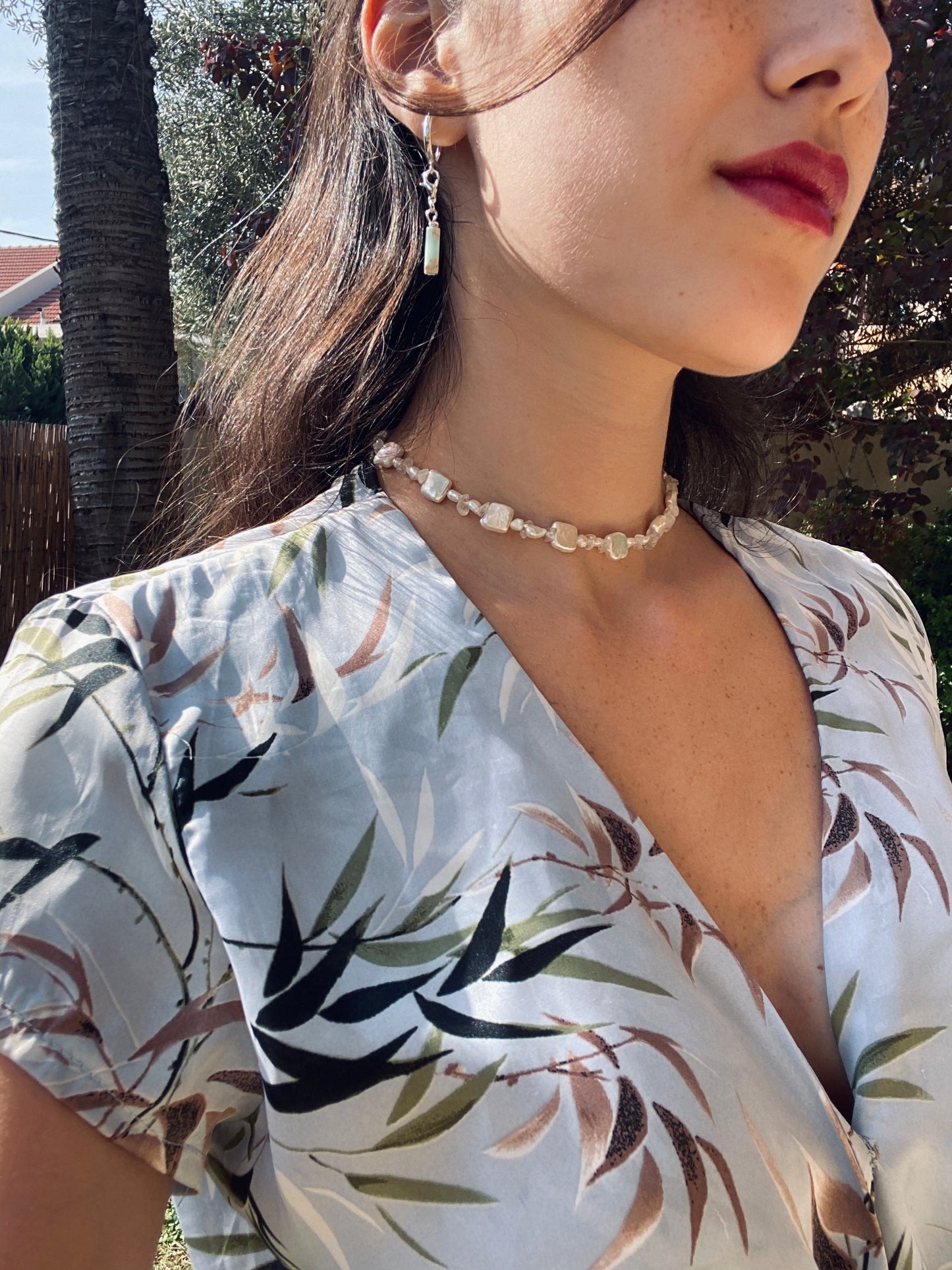 LA BOHÈME earrings silver multi color