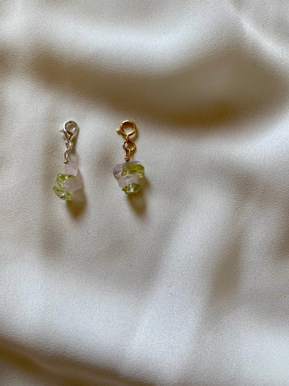 PERIDOT ROZE QUARTZ GOLD