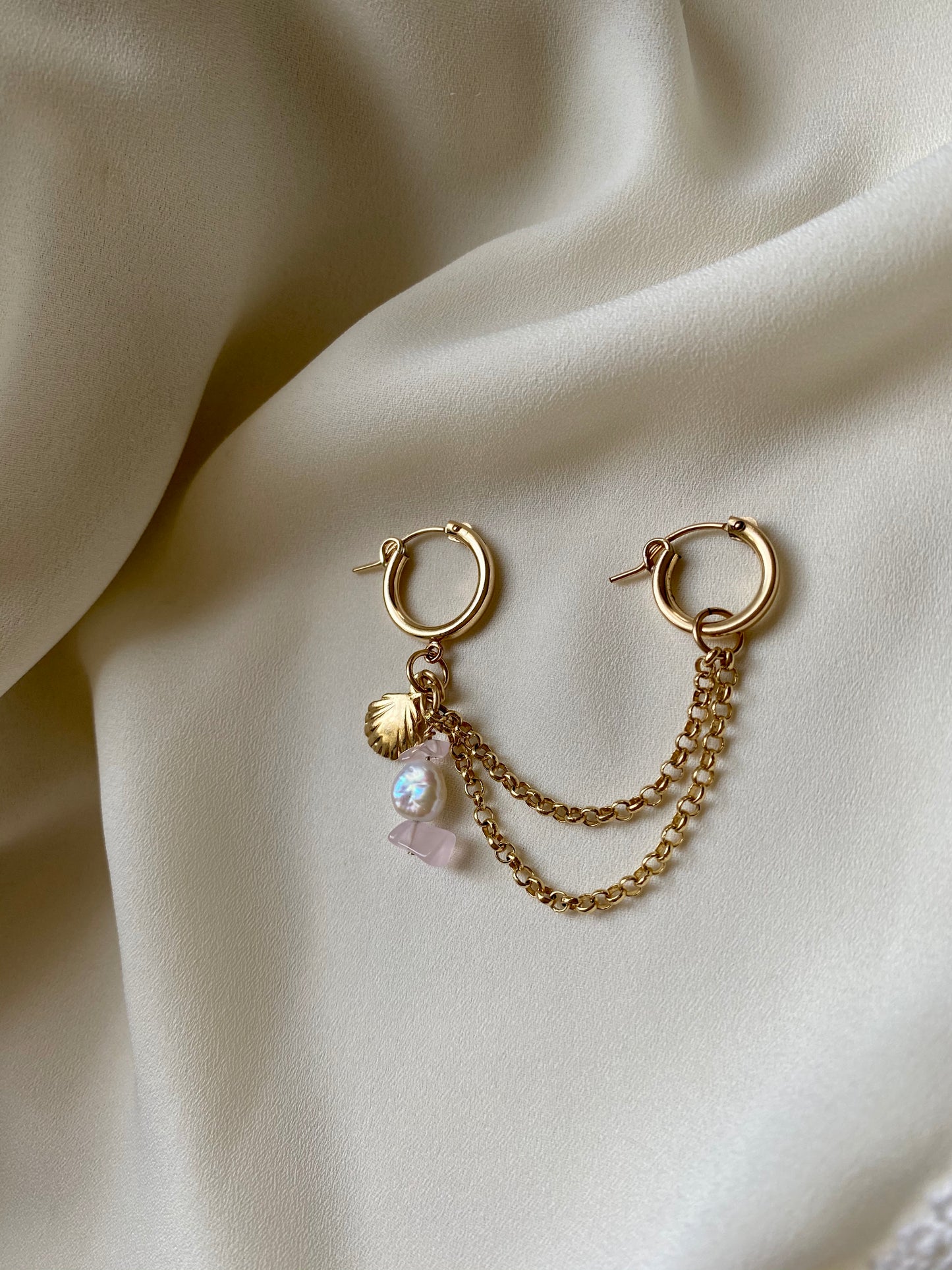 JEMA DOUBLE earrings gold
