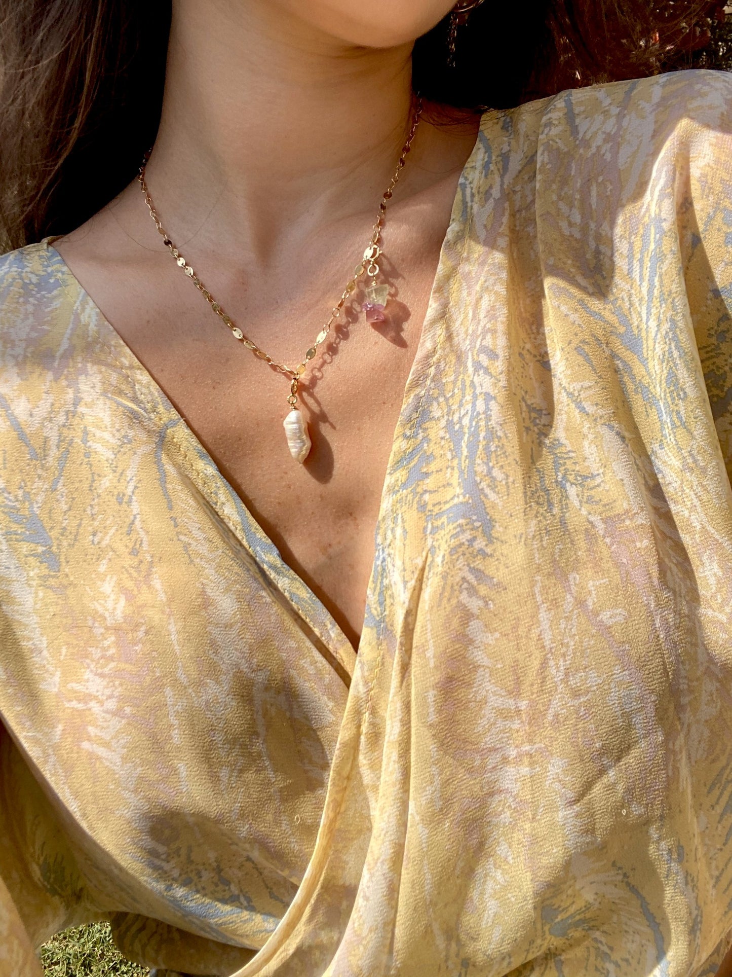 BOHO BAROK PEARL charm gold