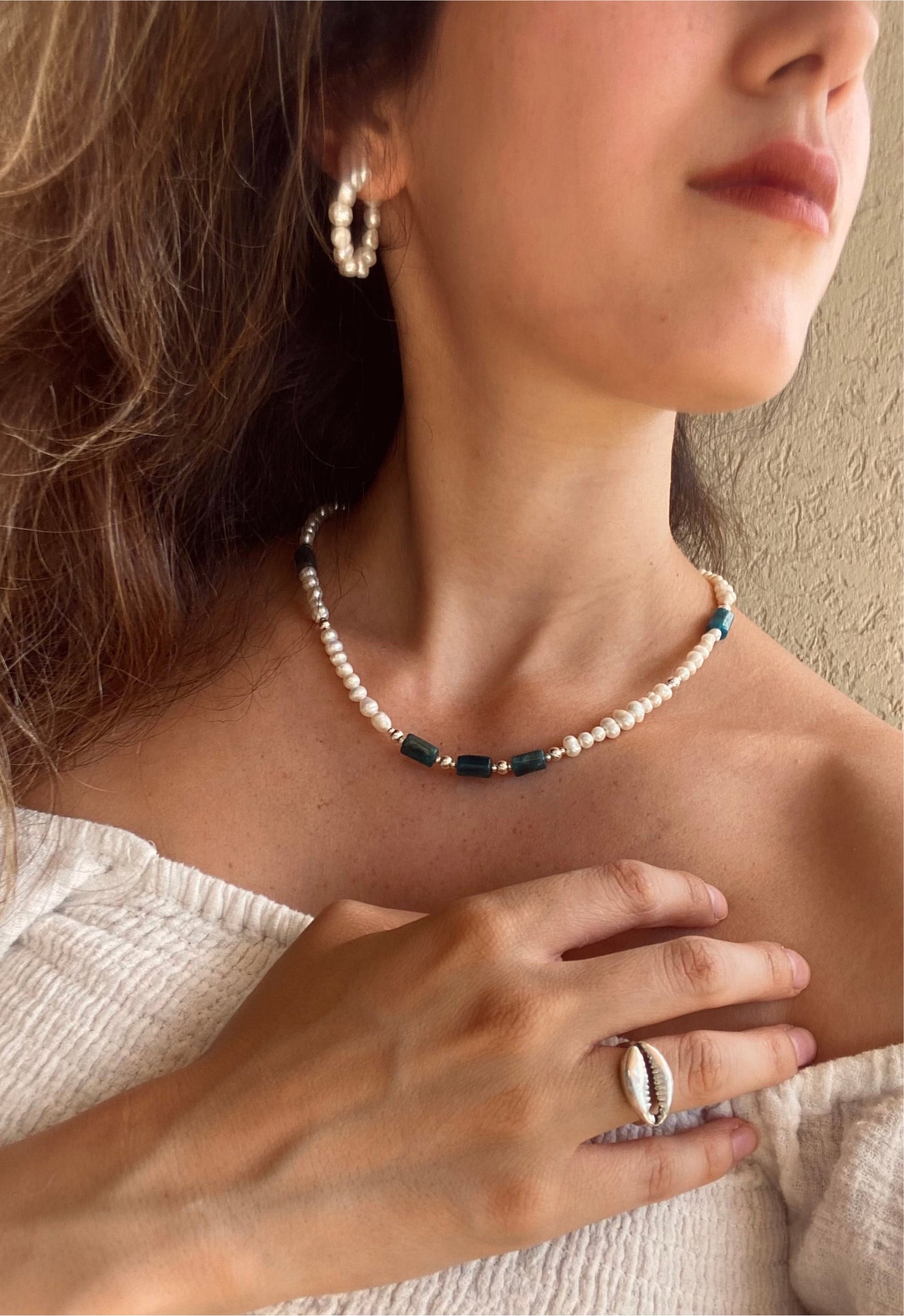 Kai Blue appétit necklace silver